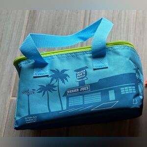 Limited Edition Trader Joe’s Blue Insulated Mini Cooler Bag NWT